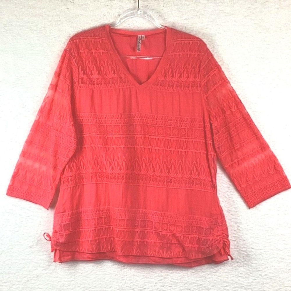 Lulu B Women’s XL Crochet and Lace Blouse